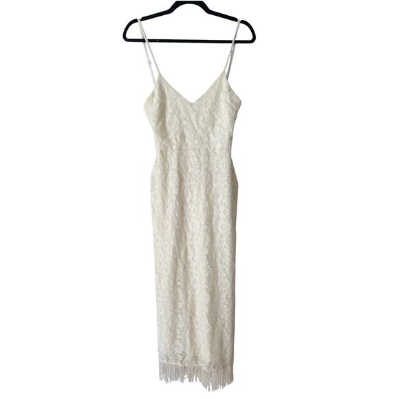 Free People Dresses & Skirts - Free People X Gwen Jones Amelia Ivory Lace Fringe Wedding Dress Size XS